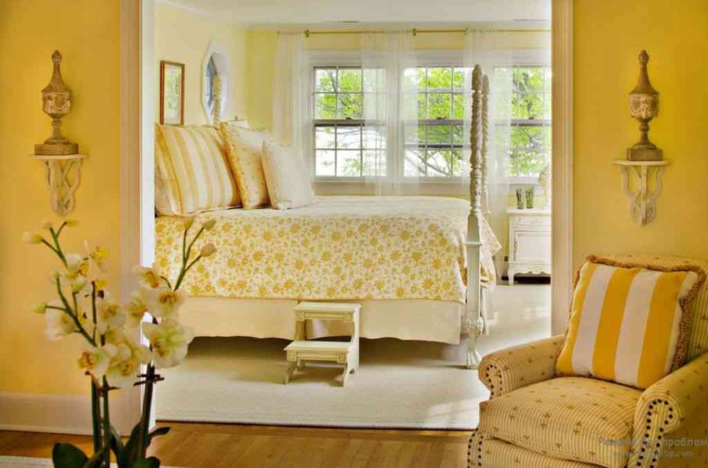 Yellow Master Bedroom