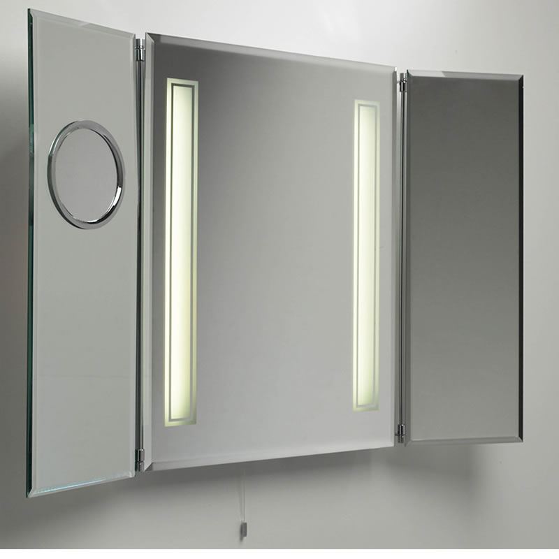 Bathroom Medicine Cabinet with Mirror and Lights - Decor ...