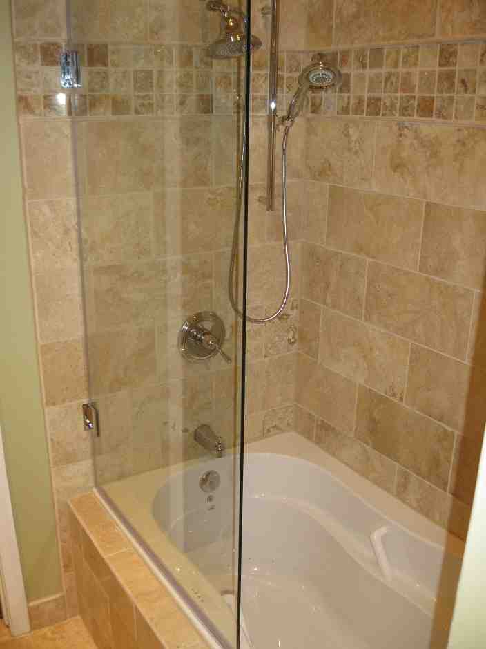 bathtub glass shower doors - decor ideas