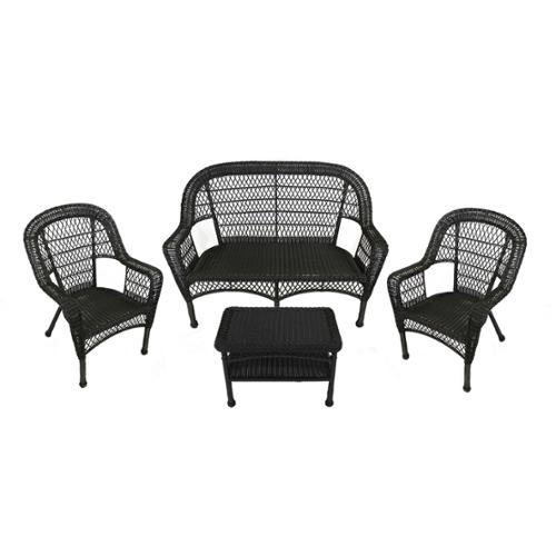 Black Resin Wicker Outdoor Furniture