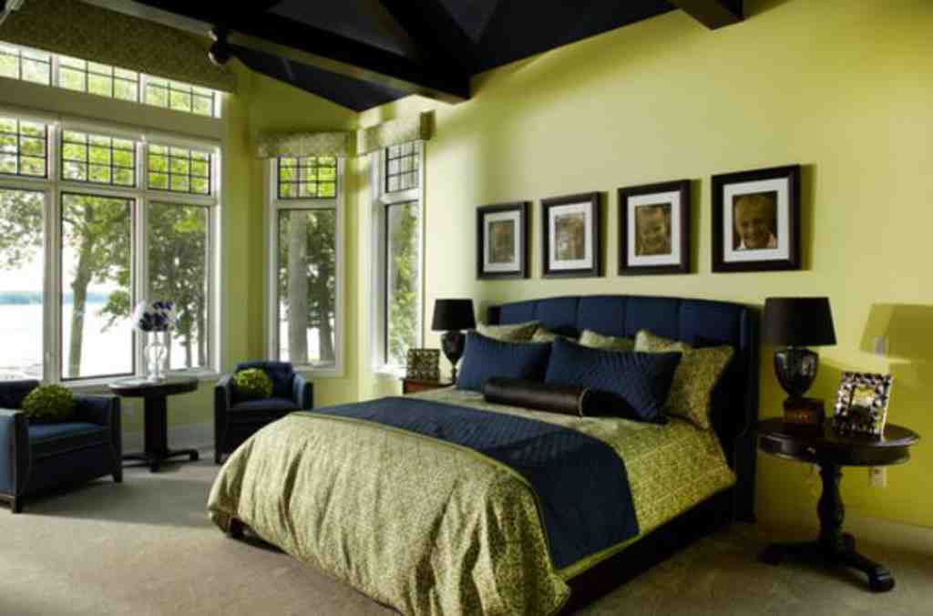 Black and Green Bedroom Ideas