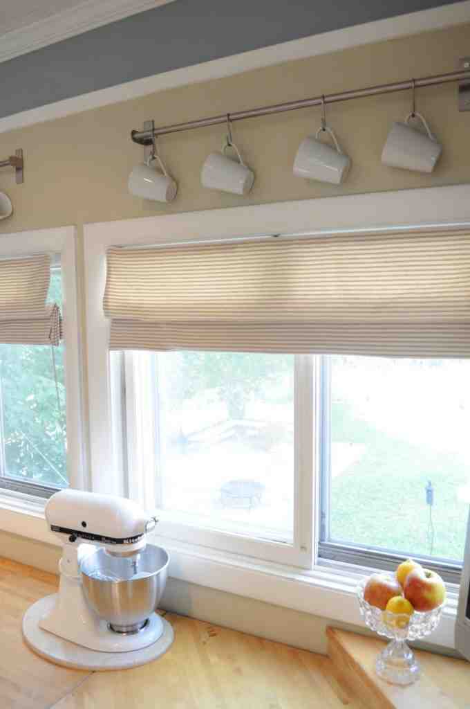 DIY Kitchen Window Treatments
