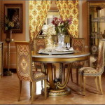 Gold Dining Room Chairs
