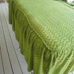 Green Chenille Bedspread