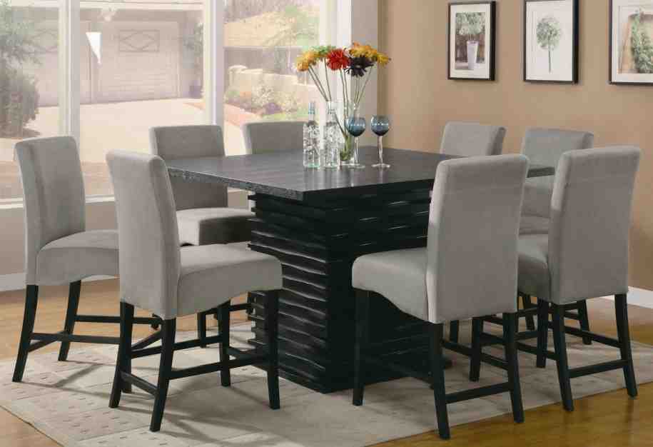 Grey Fabric Dining Room Chairs