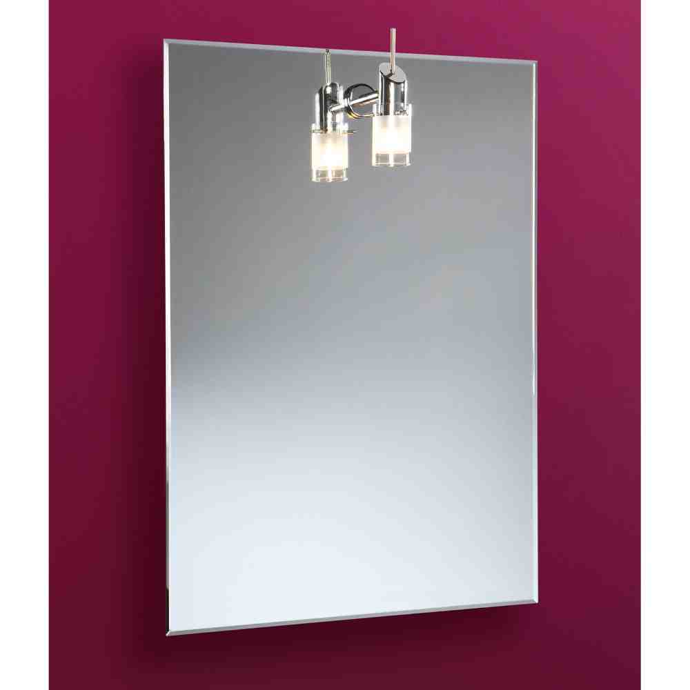 Heated Bathroom Mirror with Light