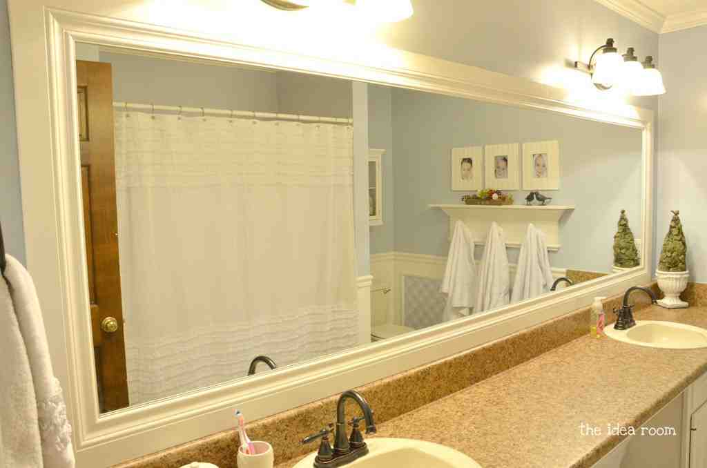 Large Framed Mirrors for Bathrooms