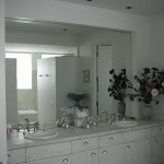 Large Frameless Bathroom Mirrors