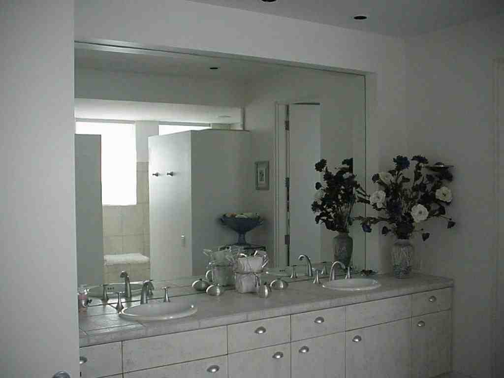 Large Frameless Bathroom Mirrors - Decor Ideas