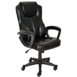 Leather Mid-Back Office Chair