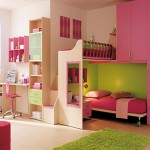 Pink and Green Girls Bedroom
