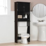 Black Bathroom Storage Cabinet