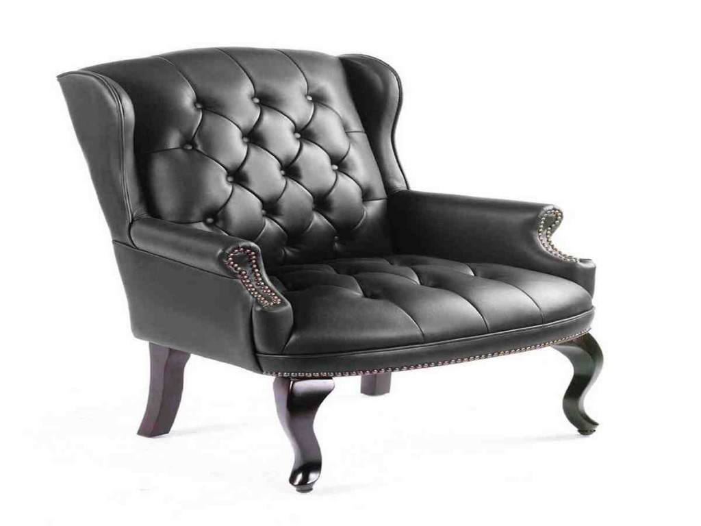 Black Leather Club Chair