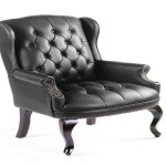 Black Leather Club Chair