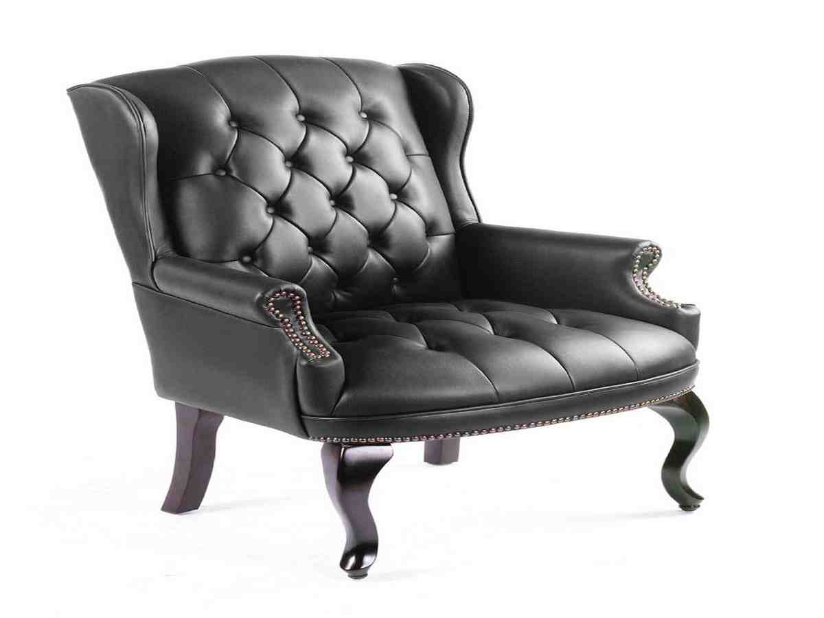Black Leather Club Chair Decor Ideas