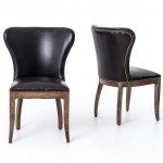 Black Leather Dining Chairs
