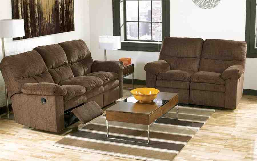 Bradington Truffle Living Room Set