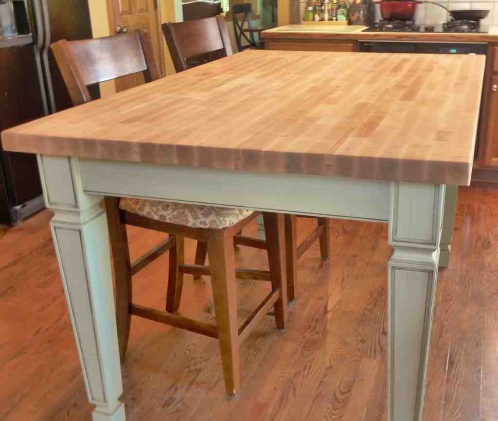 Butcher Block Kitchen Table and Chairs