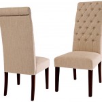 Cream Leather Dining Chairs