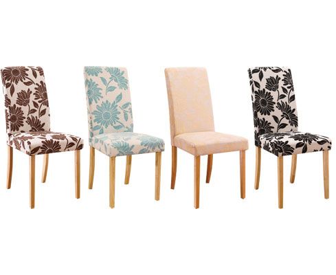 Fabric Covered Dining Room Chairs