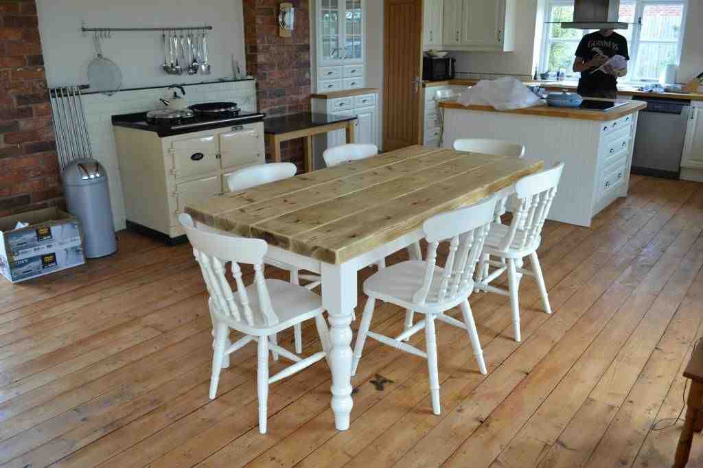 Farmhouse Kitchen Table and Chairs