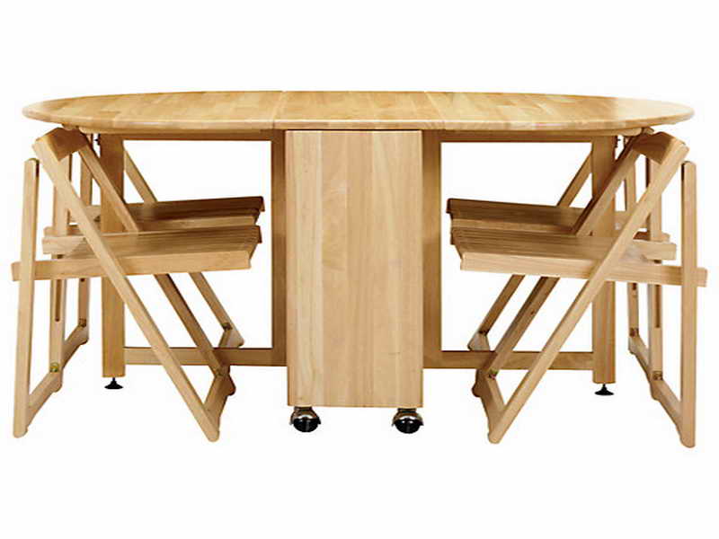 Folding Kitchen Table and Chairs