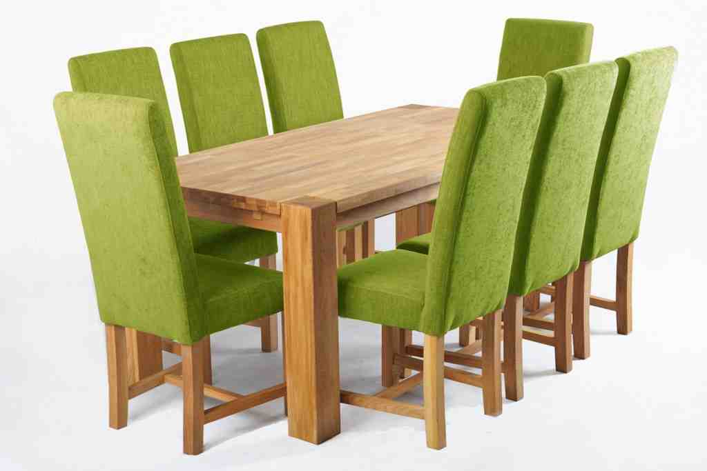 Green Leather Dining Chairs
