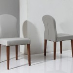 Grey Leather Dining Chairs