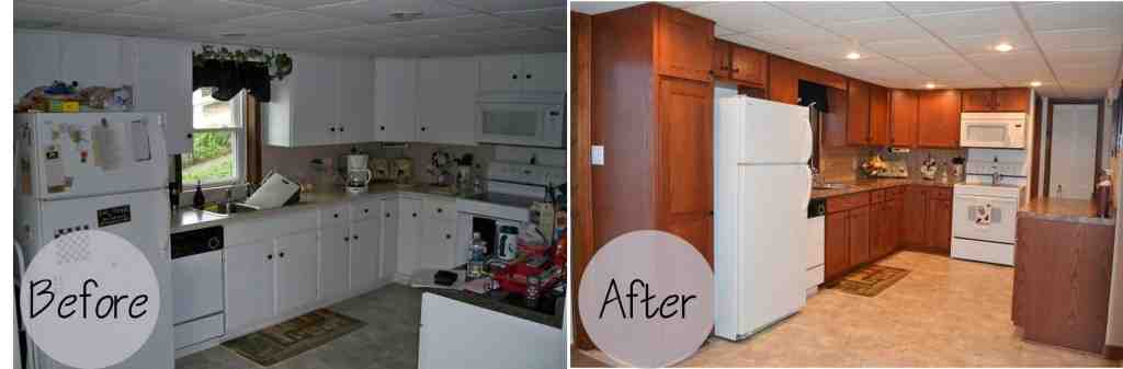 Kitchen Cabinet Refacing Before And After Photos