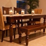 Kitchen Table with Bench and Chairs