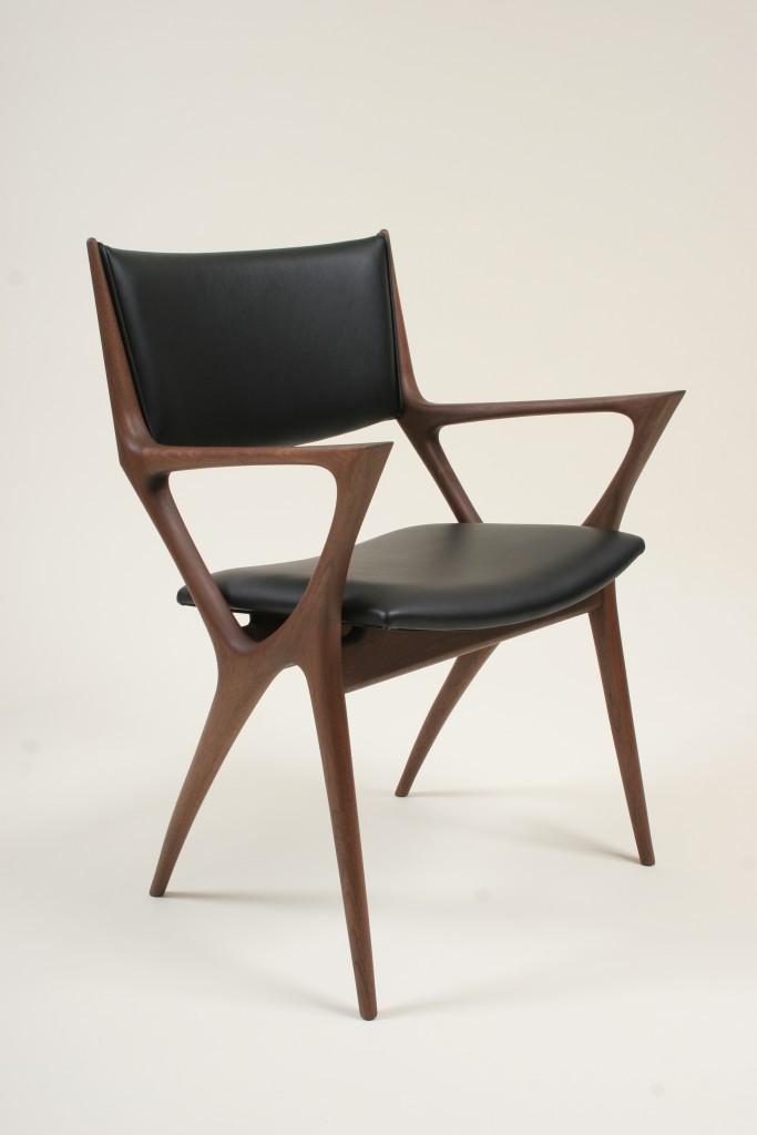 Leather Dining Arm Chair
