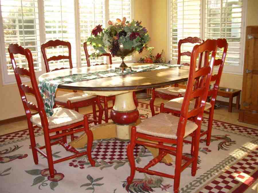Painted Kitchen Table and Chairs
