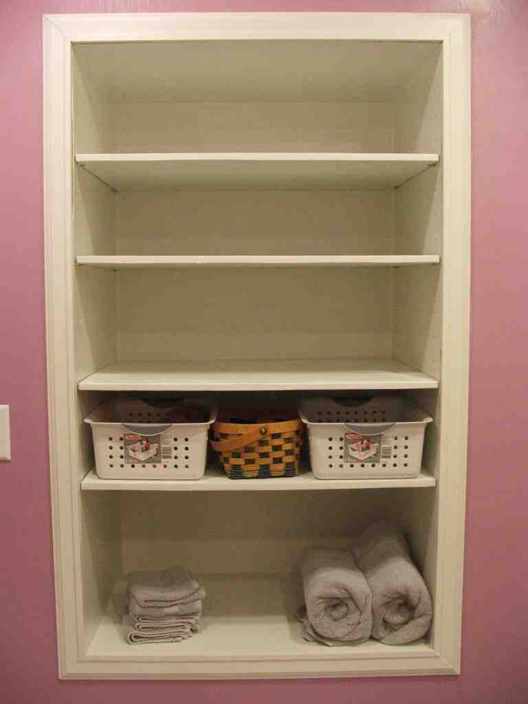 Recessed Bathroom Storage Cabinet