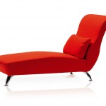 Red Chaise Lounge Chair