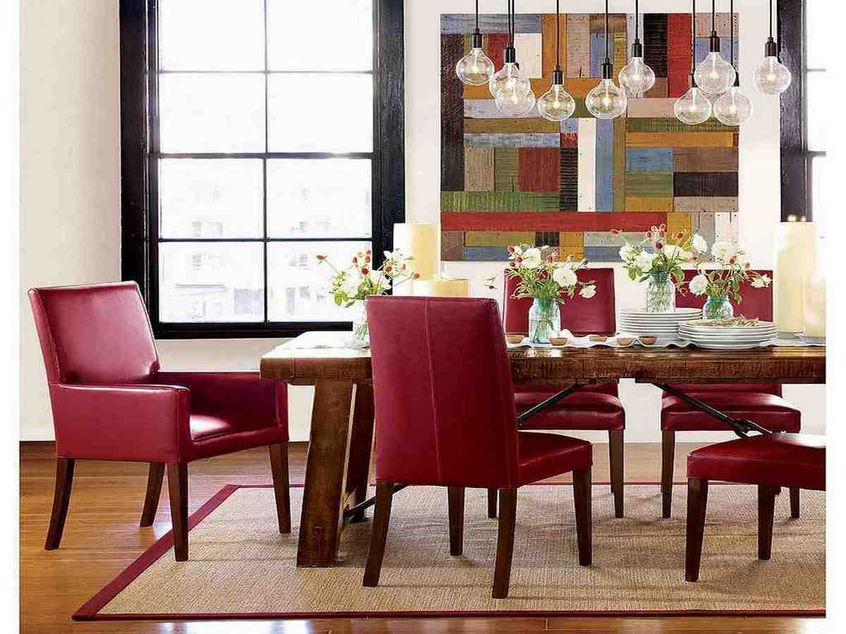Red Leather Dining Room Chairs - Decor Ideas