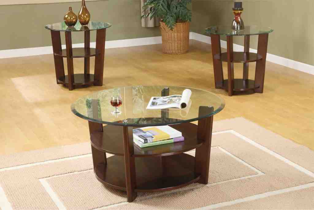 Round Coffee And End Table Sets