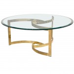 Round Glass Side Table