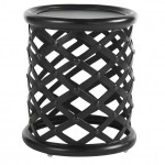 Round Metal End Table