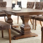 Rustic Leather Dining Chairs