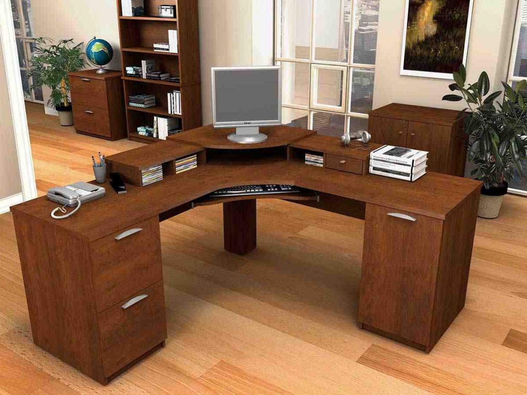 L Shaped Corner Computer Desk