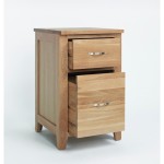 Oak File Cabinet 2 Drawer