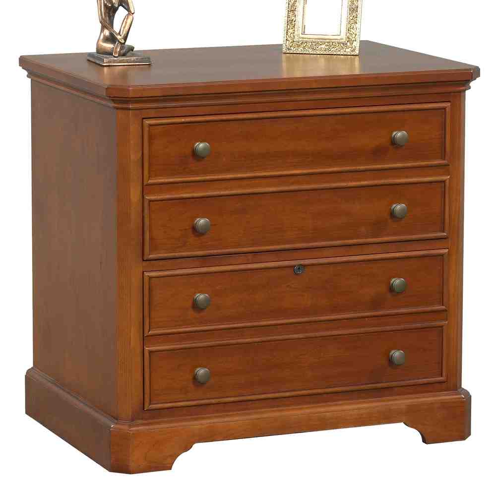 Oak Lateral File Cabinet 2 Drawer