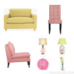 Pink Accent Chair