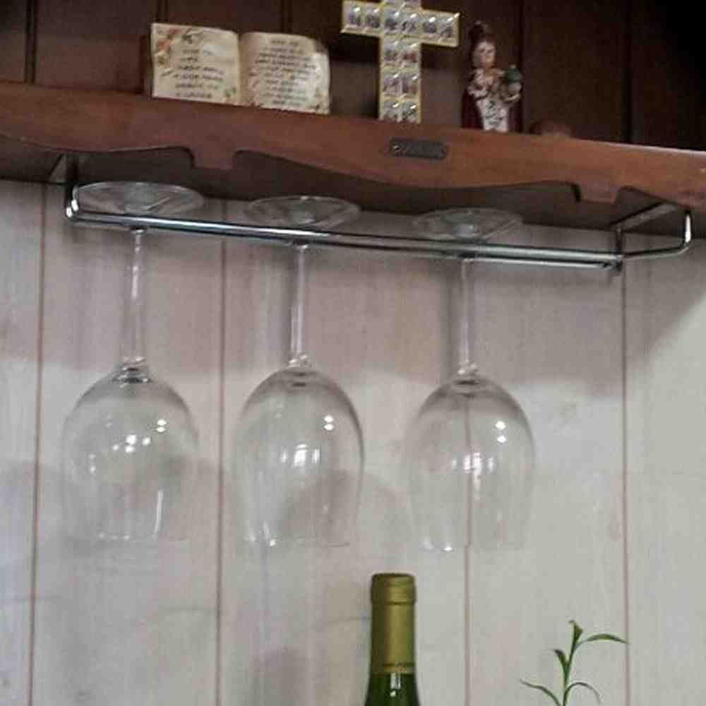Under Cabinet Wine Glass Rack