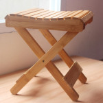 Wooden Step Stool Chair