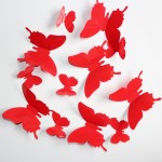 3d Paper Butterfly Wall Decor