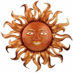 Metal Sun Wall Decor