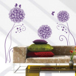 Purple Butterfly Wall Decor