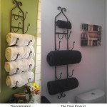 Bathroom Towel Shelves Wall Mounted