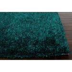 Teal Shag Area Rug